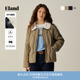 翻领菱格外套2025冬新款 Eland衣恋羽绒服女短款 华夫饼&防泼水