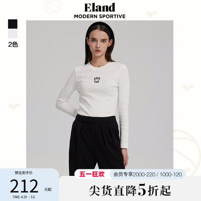 eland薄款甜美风长袖衣恋