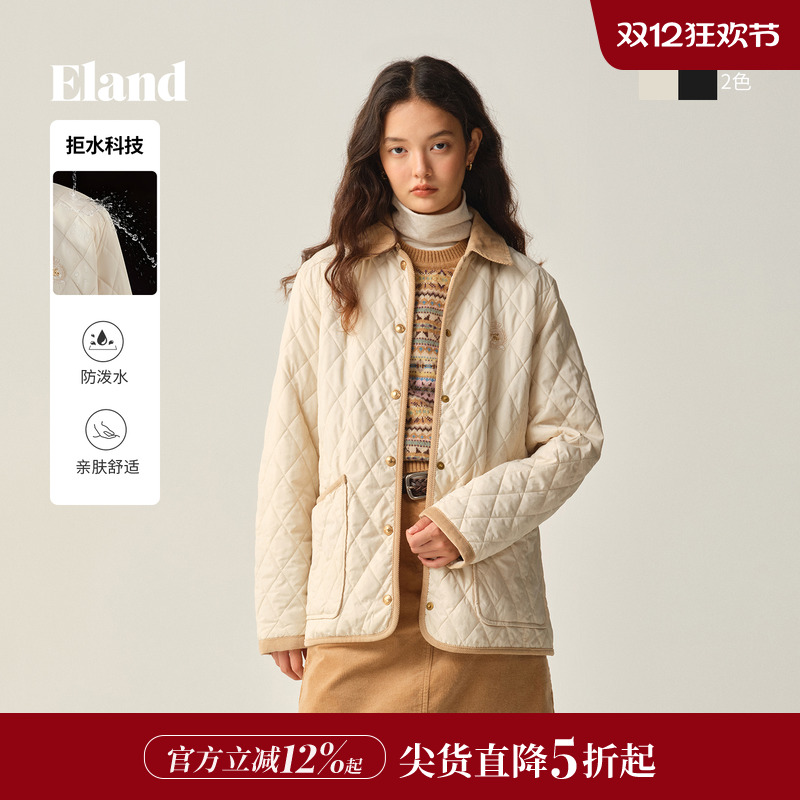 ELAND棉服男女款翻领外套
