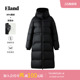 长款 Eland衣恋羽绒服女收腰连帽浴袍式 2025冬新款 防泼水&鹅绒
