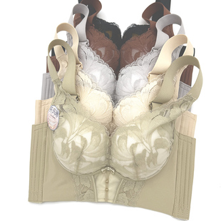 曼姿美蝶2551中厚B杯调整型院线级内衣无钢圈聚拢收副乳按摩文胸