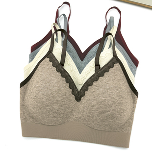 1579防震聚拢薄睡眠瑜伽美背文胸 1578 无痕背心式 运动内衣女正品