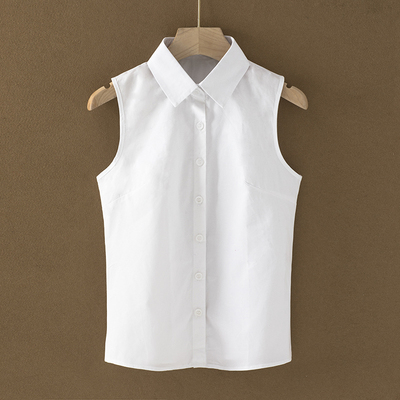 百搭打底职业衬衣背心新款假领子