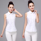 多功能假衣领白色无袖 衬衣领假领子 学生秋冬百搭正装 衬衫 职业工装