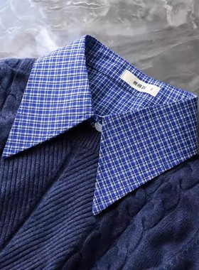 百搭大尖领假领子女韩版春秋冬搭配毛衣卫衣休闲衬衣尖领假衣领子