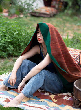 PentFair阁楼喜马拉雅手工牦牛毛毯Yak Wool Blanket尼泊尔进口