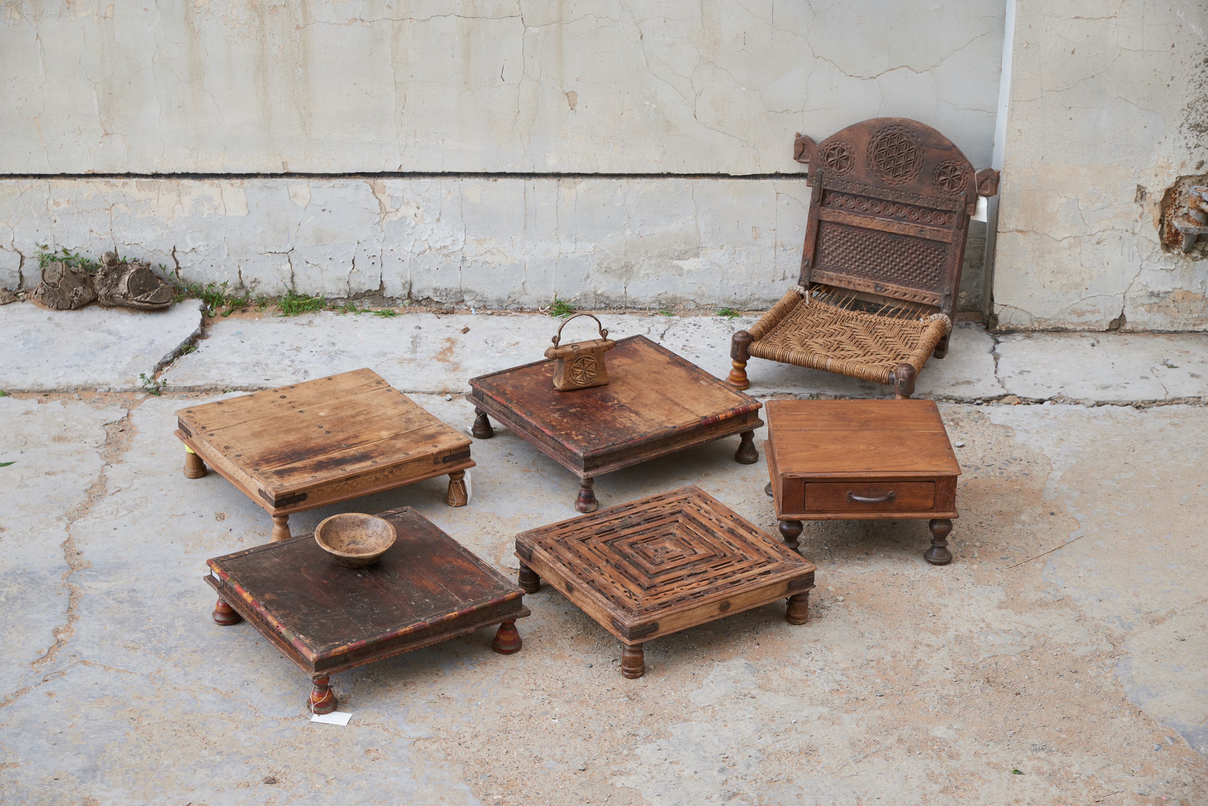 印度矮茶几方桌小矮桌波西米亚