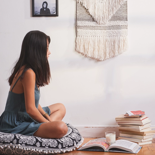 Pentfair Loft India Mandala Printing and Dyeing Counting Site Yoga Cuich