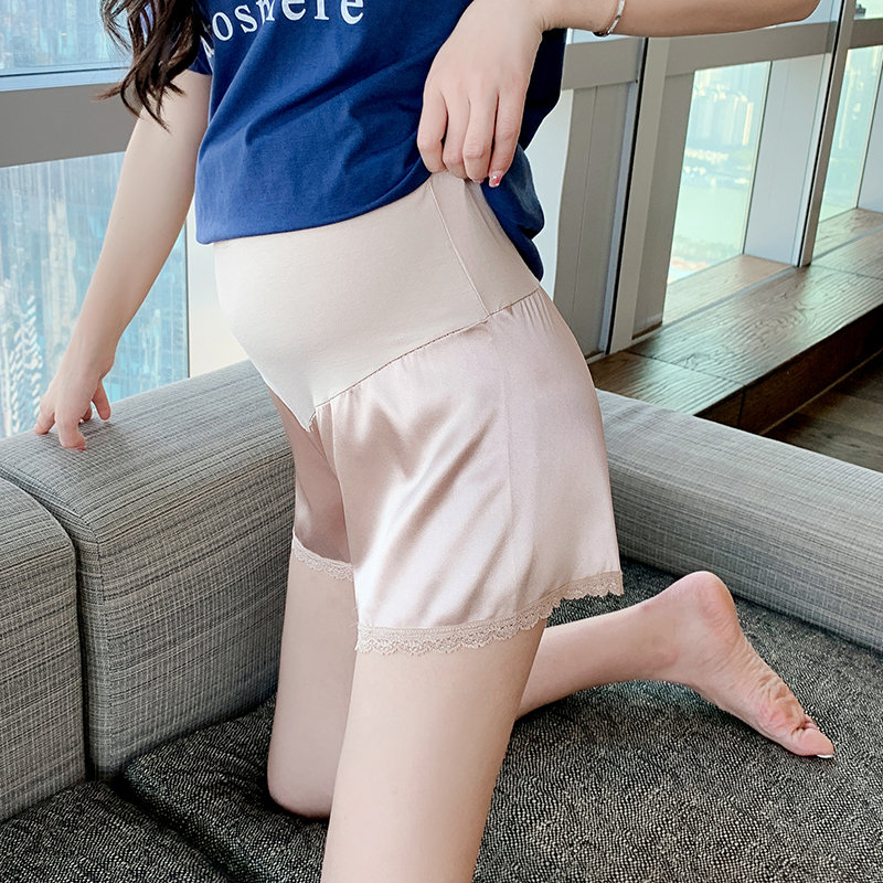 孕妇夏装打底裤夏季蕾丝花边短裤