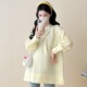 简约休闲长袖 时尚 上衣宽松大码 怀孕娃娃衫 衣服潮妈 孕妇装 春季 春装