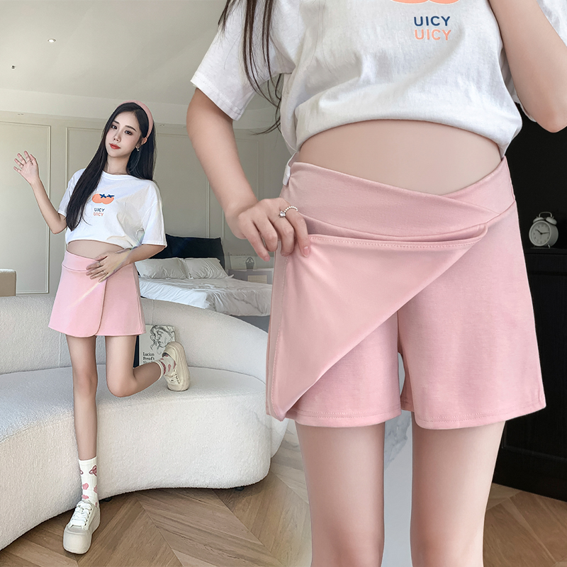 孕妇夏装低腰裤子夏季外穿短裤夏