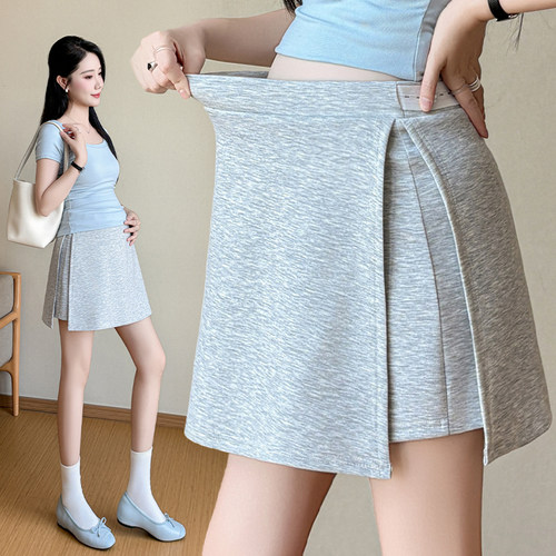 孕妇裙子夏季外穿可调节系带短裙