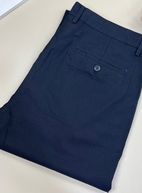 雅戈尔新款休闲裤DP免烫深蓝色中腰裤 男士春夏正品直筒313001F