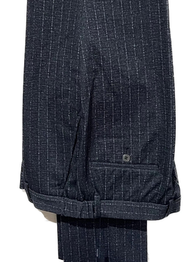 雅戈尔男商务休闲秋冬款深灰色弹力西裤松紧腰修身可机洗237024CY