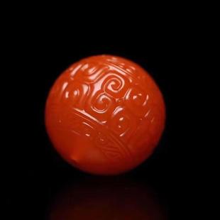 精工保山南红回纹珠单珠散珠满肉玛瑙隔珠金刚星月菩提手串配饰