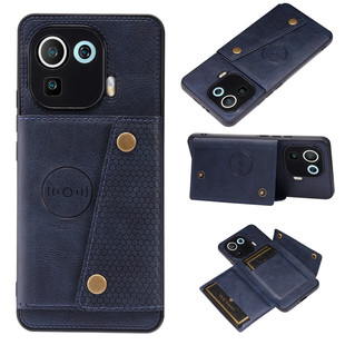 适用小米11Pro手机壳可插卡带卡包放卡零钱车载磁吸款Xiaomi11Ultra保护套11lite全包边软防摔插卡槽商务个性