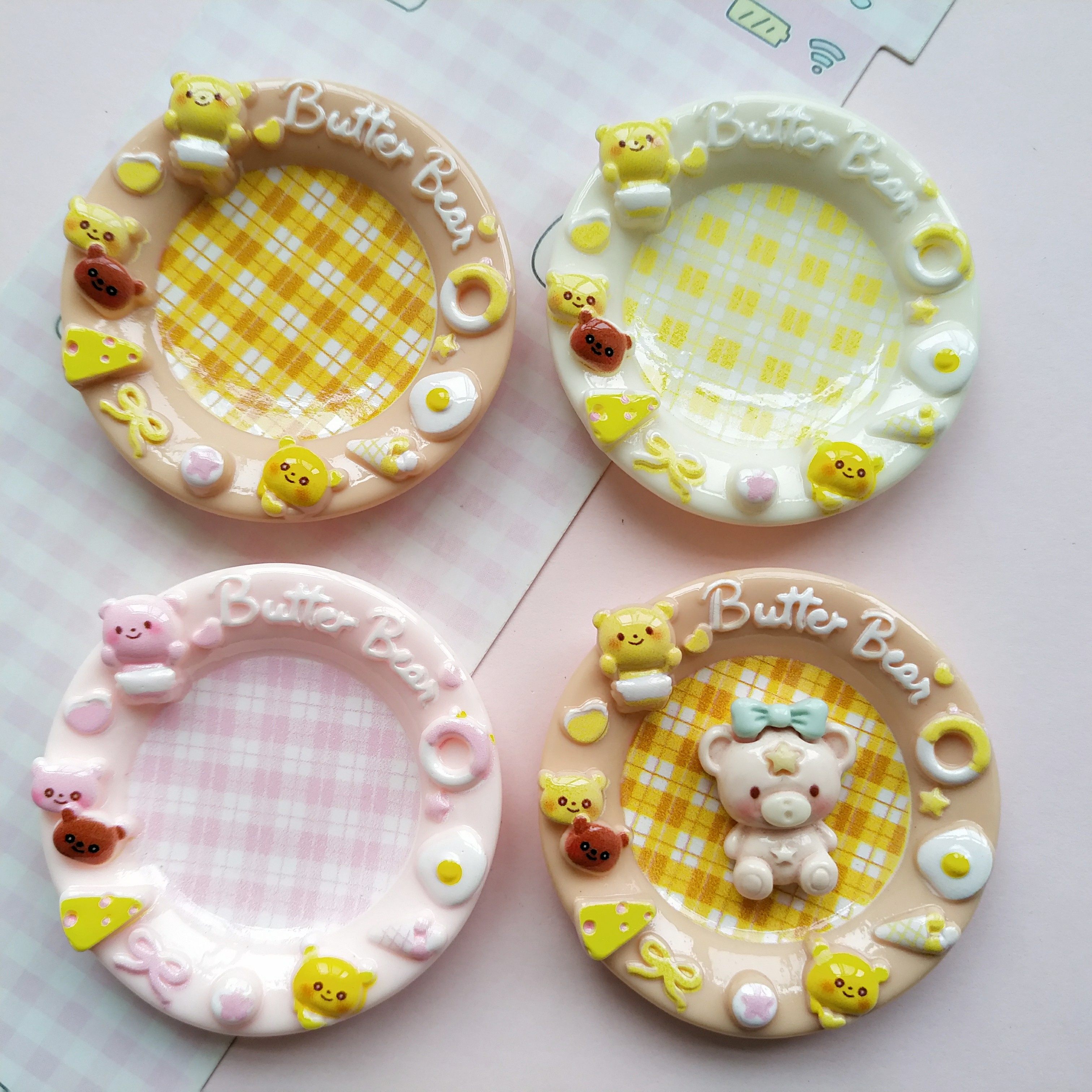 微缩仿真黄油小熊食玩盘子娃娃屋捏捏装饰圆盘diy奶油胶树脂配件,饰品/流行首饰/时尚饰品新,其他DIY饰品配件,淘宝优惠券,粉丝福利购,淘宝优惠卷