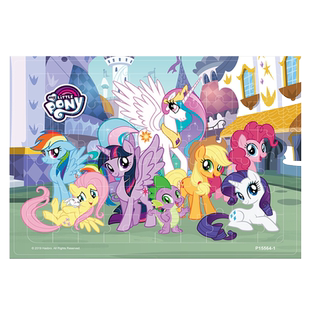 小马宝莉拼图9-16-20-30-60片儿童卡通木质早教益智玩具2-3-6岁