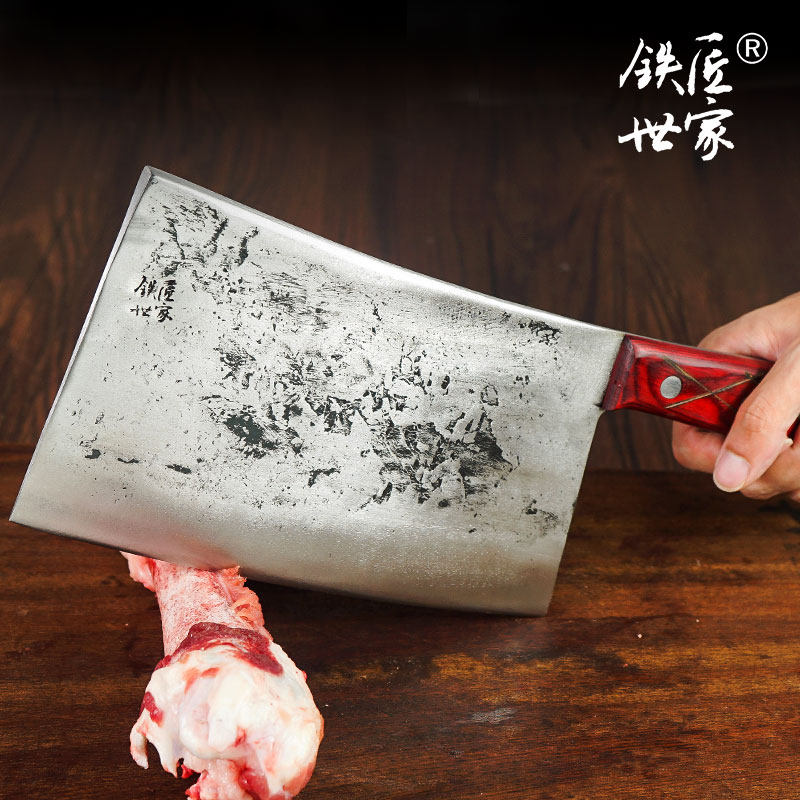 铁匠世家砍骨刀手工锻打