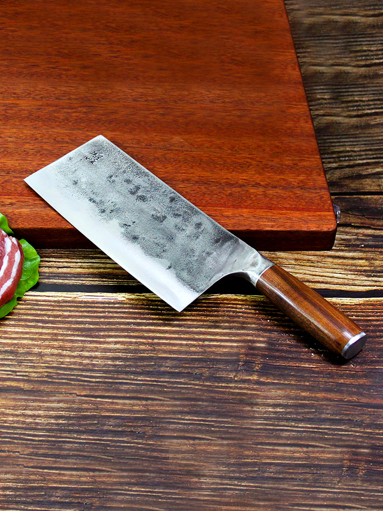 铁匠世家菜刀手工锻打不锈钢切菜刀家用切片刀切肉刀厨师厨房刀具