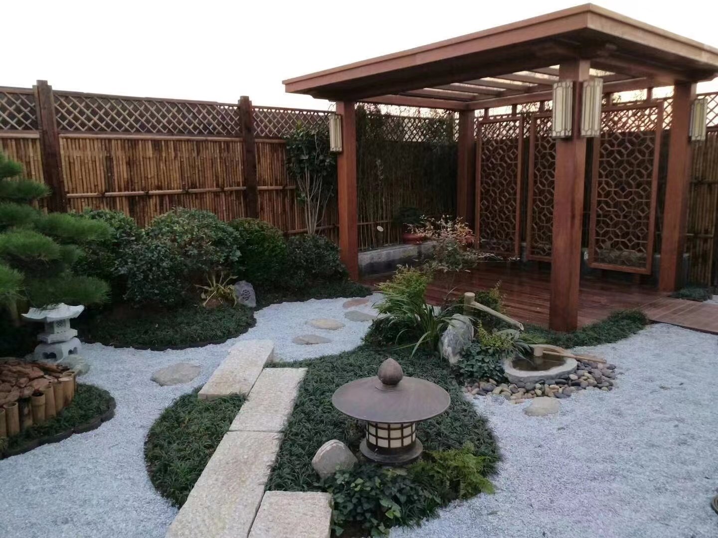 别墅庭院花园露台屋顶楼顶花园民宿园林景观设计施工