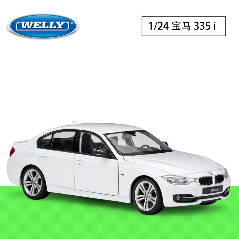 威利welly 1:24宝马bmw三系轿车335i 合金汽车模型 收藏 礼品红色