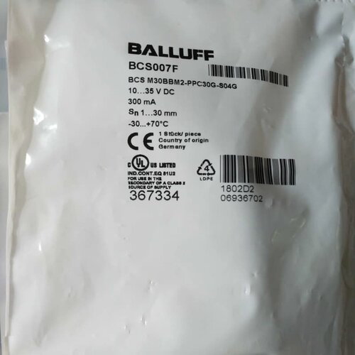 巴鲁夫BALLUFF电容式感测器BCS M30BBM2-PPC30G-S04G编号BCS007F