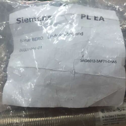 原装全新SIEMENS德国SONAR BERO 3RG6012-3AF71-0HA5超音波感测器
