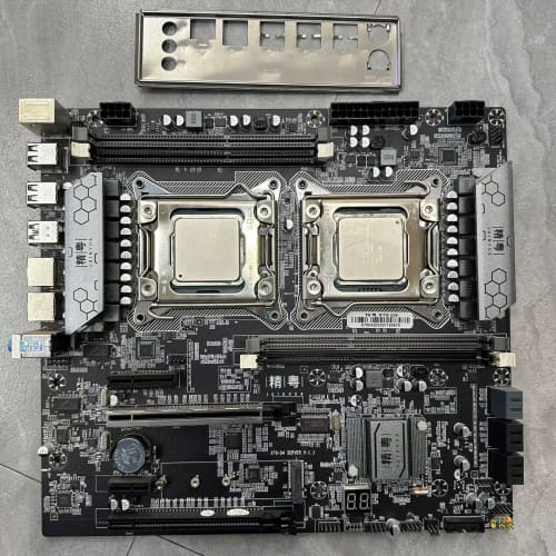 议价精粤X79双路主板+2680V2两个，板U套装一起图片