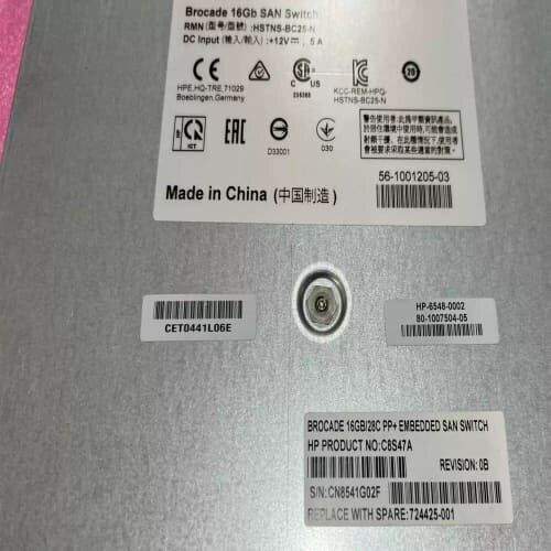 C8S47A724425-001Brocade16Gb（等等电子）