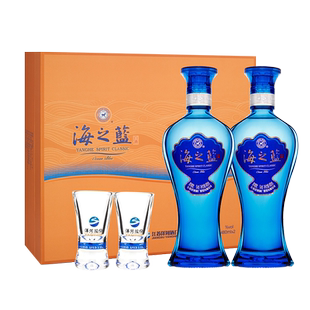 【组合装】海之蓝42度480mL*2瓶礼盒+天之蓝46度480mL*2瓶礼盒