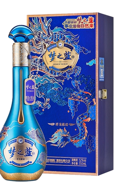 【2.14正月初五纪念款】洋河梦之蓝祥龙献瑞生肖纪念酒52度550mL