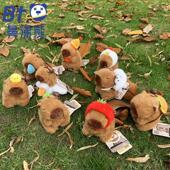 正版 鼻涕熊水豚挂件毛绒公仔美拉德卡皮巴拉钥匙扣玩偶书包挂饰女