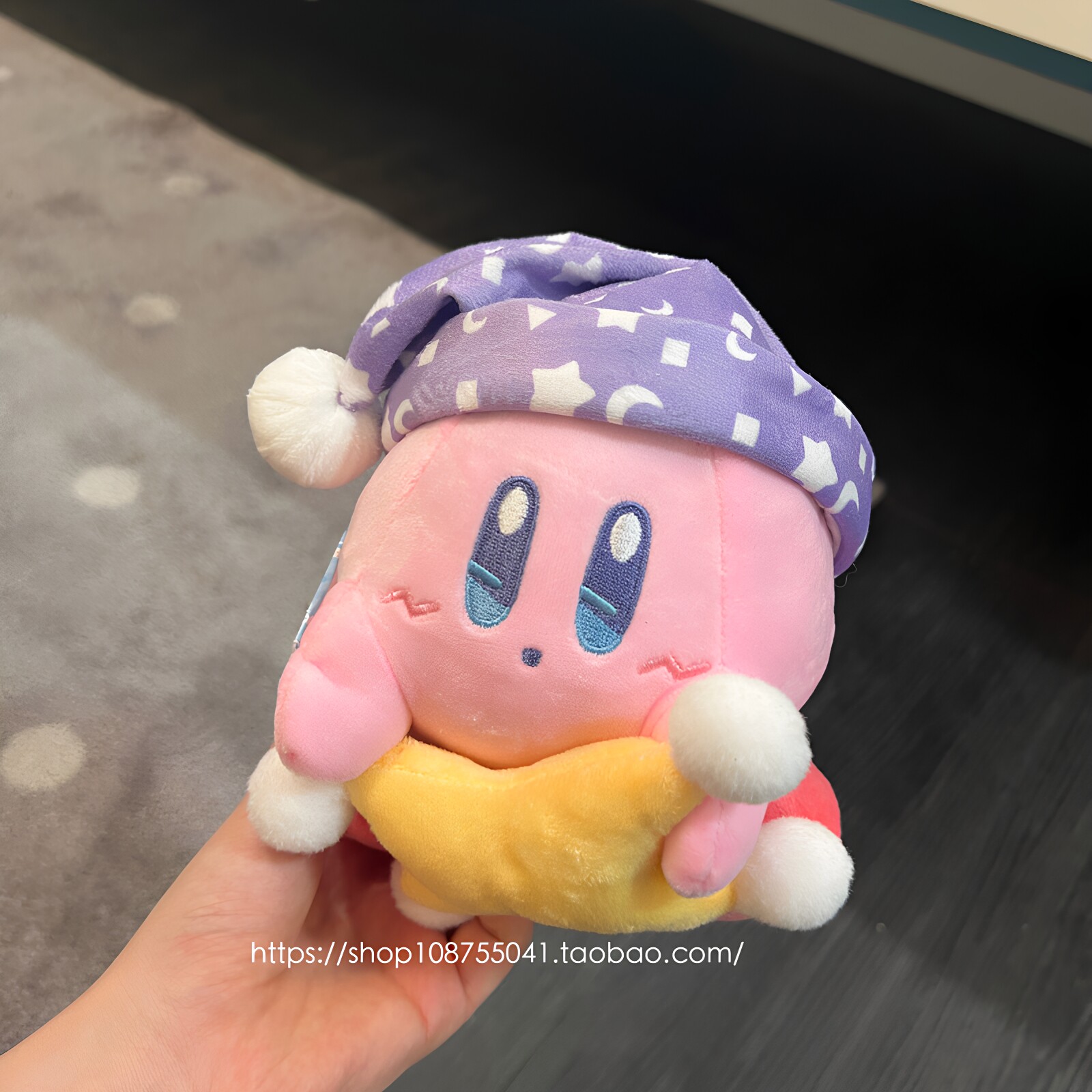 星之卡比星星摆件睡衣毛绒玩偶图片
