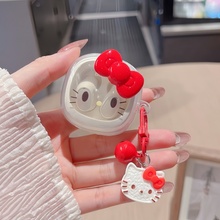 立体hellokitty适用Baseus倍思wm01耳机套WM02透明wm02+蓝牙TPU透明软壳防摔保护女新款立体蝴蝶结