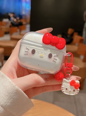 适用oppoencor4保护套OPPO Enco R4蓝牙耳机保护壳TPU防摔软壳透明可爱卡通耳机新款KT网红
