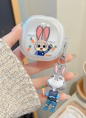 适用小米红米Redmi Buds 6 Play保护壳TPU软壳卡通动漫疯狂动物城小米Redmi Buds 6 Play耳机充电仓保护套