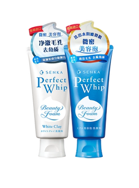 珊珂绵密泡沫洁面膏保湿+白泥状