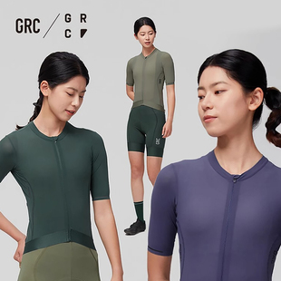 GRC桀骜无尽短袖骑行服上衣透气速干公路自行车骑行衣女款夏秋季