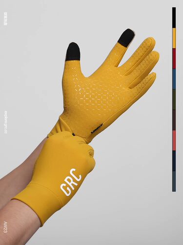 GRC秋冬保暖抓绒长指手套