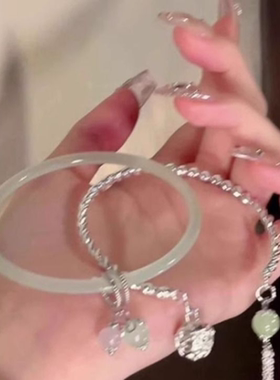 中式古风铃铛流苏手链女小众国潮轻奢