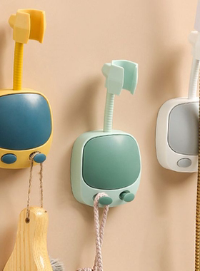 免打孔万向花洒支架浴室喷头挂座固定神器淋浴头墙座