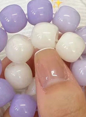 女生佛珠子手串小学生盘玩渐变色绕指柔手链