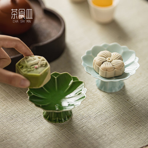 高脚点心盘宋代点心碟水果盘