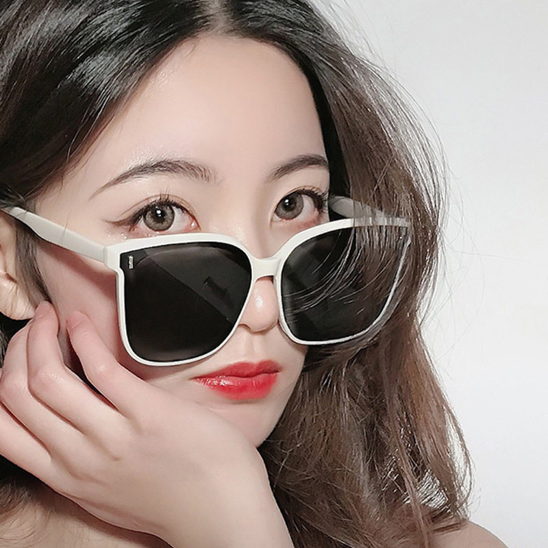 2025新款GM偏光墨镜女ins大方框显瘦太阳眼镜男韩版网红明星同款