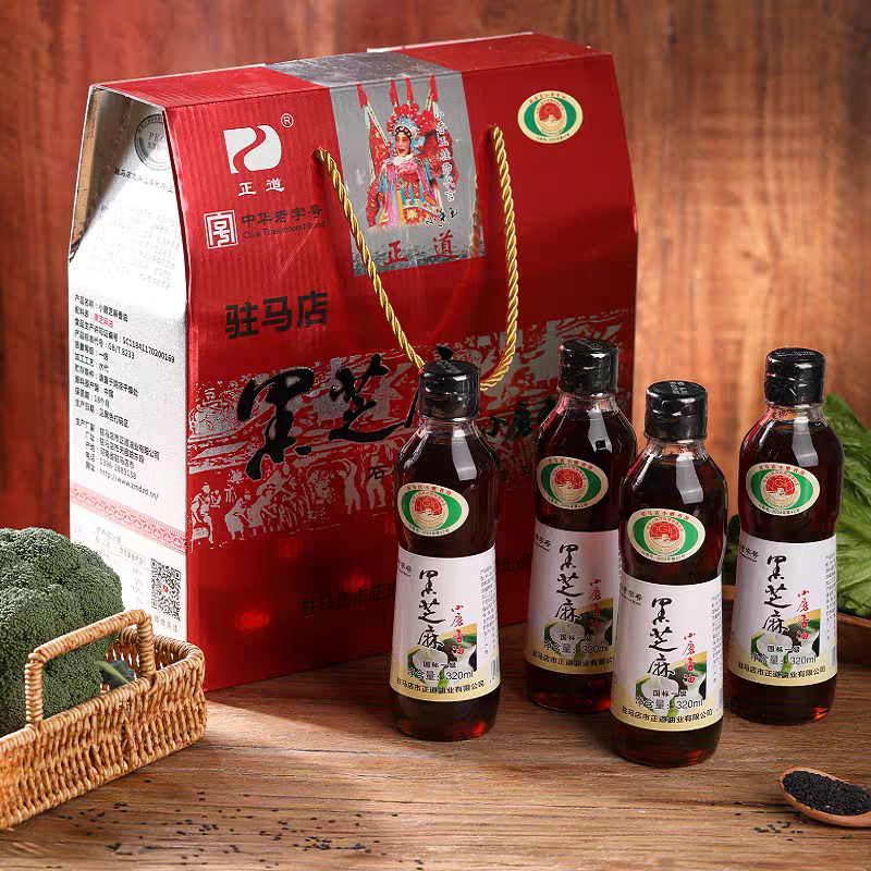 正道黑芝麻香油礼盒6瓶装送礼