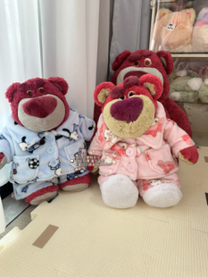 新品 上新草莓熊衣服玩偶衣服草莓熊家居服娃娃衣服