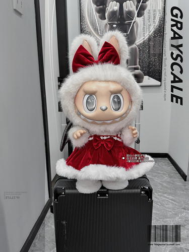 新品原创58厘米拉布布衣服圣诞zimomo娃衣大号拉布布娃衣玩偶衣服