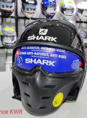 断码断色清仓价SHARK鲨鱼复古摩托车头盔半盔碳纤维全盔男女四季