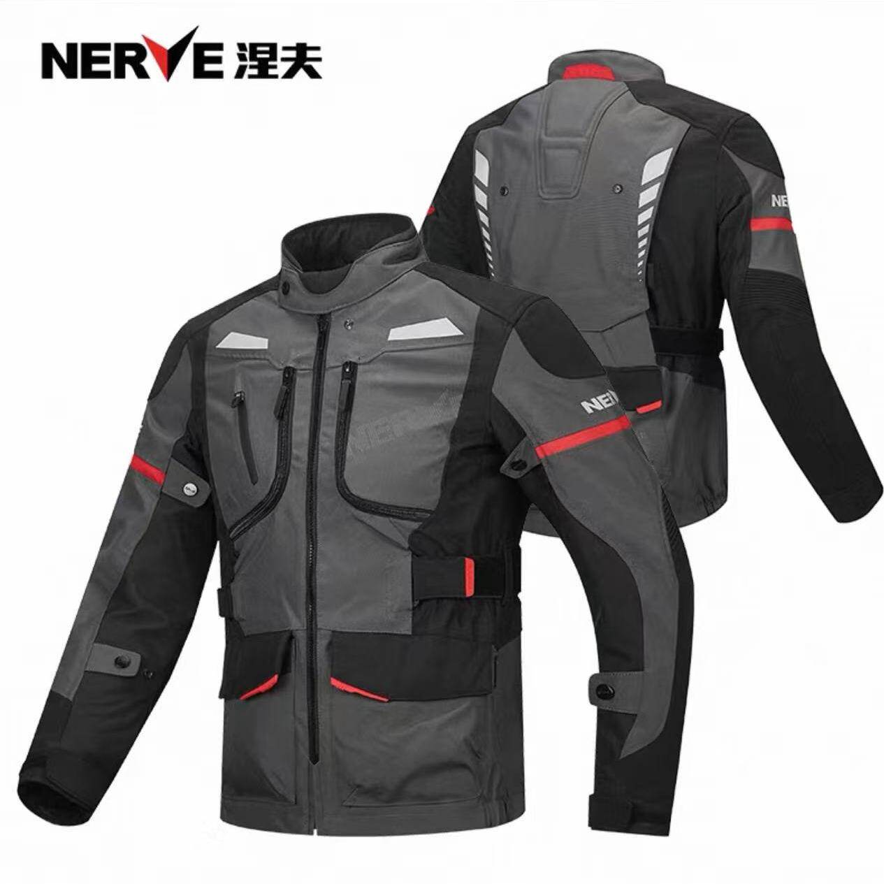 冬季男摩托车骑行服保暖防摔